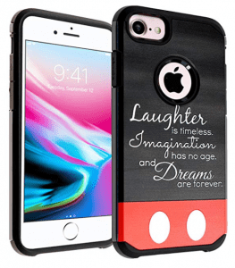 disney imagination quote phone case