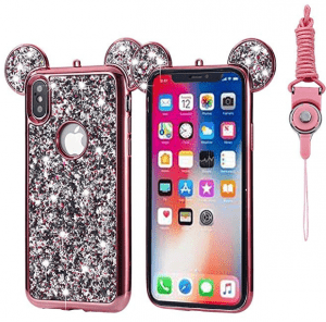 umiko glitter mickey ears case