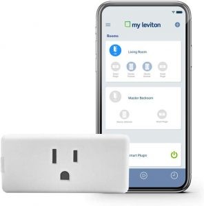 Leviton DW15P-1BW Decora Smart Wi-Fi Mini Plug-In Outlet