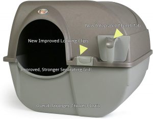 Omega Paw NRA15 Improved Roll n’ Clean Self-Cleaning Litter Box